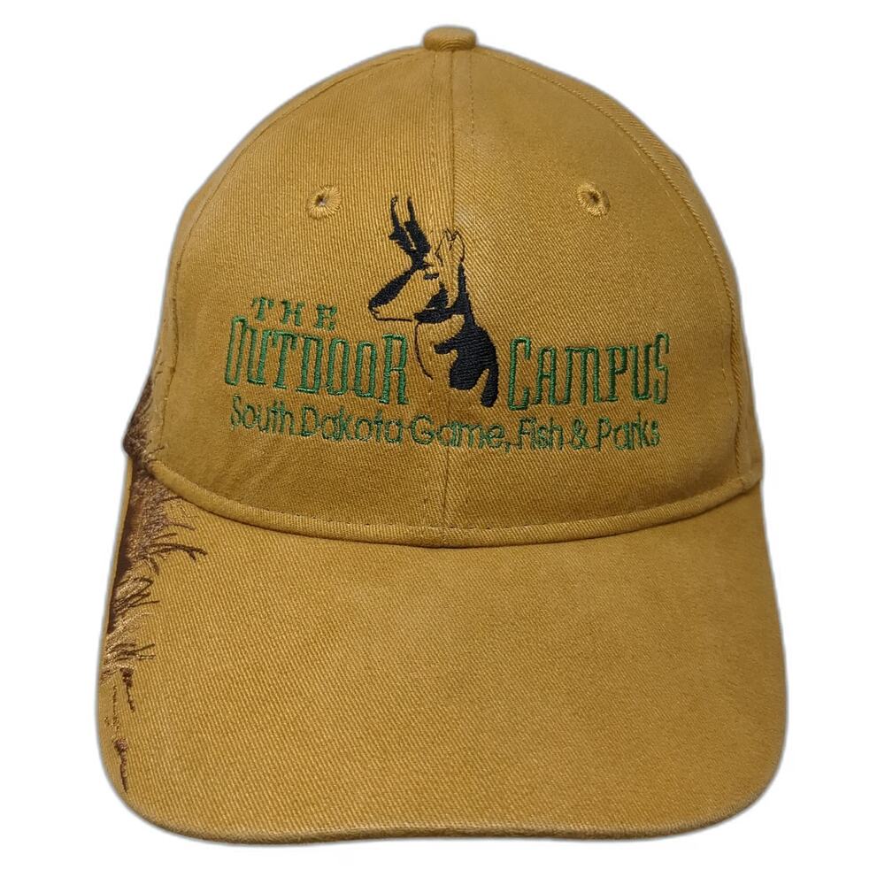Dri Duck Baseball Cap Brown One Size South Dakota Outdoor Campus Pronghorn Hat